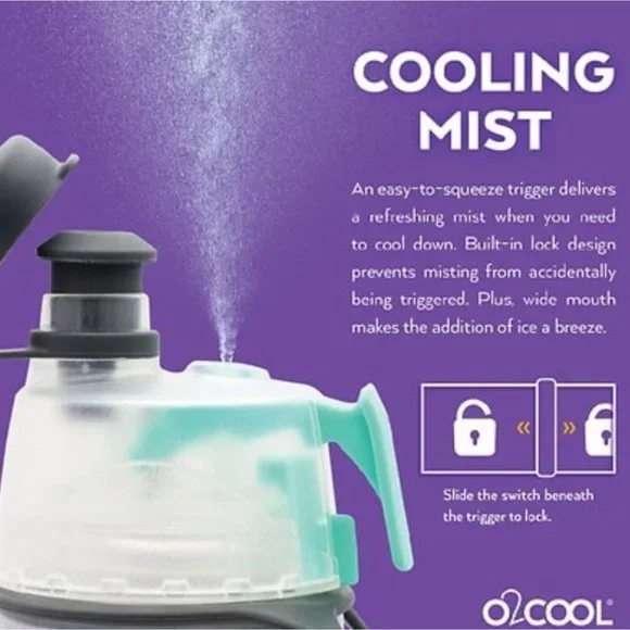 02Cool MIST 'N SIP Arctic Squeeze  20 oz Hombre Color - Picture 3 of 3